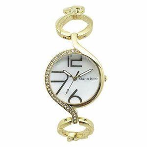 Charles Delon Dress/Formal Style Gold Watch